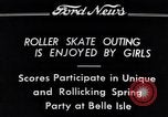 Image skate sortie événement Detroit Michigan USA, 1934, de la seconde 29 séquences d'archives historiques vidéo 65675038938