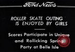 Image skate sortie événement Detroit Michigan USA, 1934, de la seconde 30 séquences d'archives historiques vidéo 65675038938