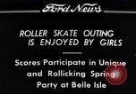 Image skate sortie événement Detroit Michigan USA, 1934, de la seconde 31 séquences d'archives historiques vidéo 65675038938
