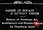 Standbild Habsburger Künstler Detroit Michigan USA, 1934, aus Sekunde 5 historischem Filmmaterial Videoclip 65675038939
