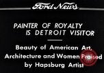 Standbild Habsburger Künstler Detroit Michigan USA, 1934, aus Sekunde 12 historischem Filmmaterial Videoclip 65675038939