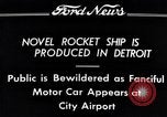 Standbild Raumschiff Detroit Michigan USA, 1934, aus Sekunde 8 historischem Filmmaterial Videoclip 65675038940