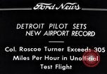 Image of Colonel Roscoe Turner Detroit Michigan USA, 1934, second 4 stock footage video 65675038942