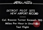 Image of Colonel Roscoe Turner Detroit Michigan USA, 1934, second 6 stock footage video 65675038942