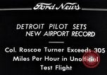 Image of Colonel Roscoe Turner Detroit Michigan USA, 1934, second 7 stock footage video 65675038942
