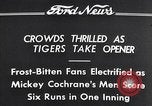 Image Tiger Stadium Detroit Michigan USA, 1934, de la seconde 4 séquences d'archives historiques vidéo 65675038943