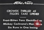 Image Tiger Stadium Detroit Michigan USA, 1934, de la seconde 6 séquences d'archives historiques vidéo 65675038943