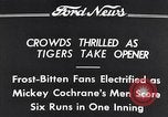 Image Tiger Stadium Detroit Michigan USA, 1934, de la seconde 11 séquences d'archives historiques vidéo 65675038943
