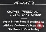 Image Tiger Stadium Detroit Michigan USA, 1934, de la seconde 12 séquences d'archives historiques vidéo 65675038943