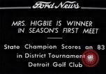 Image Golfeuses Higbie McGiverin Livingstone Hanley et Booth Detroit Michigan USA, 1934, de la seconde 20 séquences d'archives historiques vidéo 65675038944