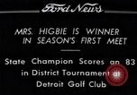 Image Golfeuses Higbie McGiverin Livingstone Hanley et Booth Detroit Michigan USA, 1934, de la seconde 21 séquences d'archives historiques vidéo 65675038944