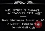 Image Golfeuses Higbie McGiverin Livingstone Hanley et Booth Detroit Michigan USA, 1934, de la seconde 23 séquences d'archives historiques vidéo 65675038944