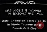 Image Golfeuses Higbie McGiverin Livingstone Hanley et Booth Detroit Michigan USA, 1934, de la seconde 24 séquences d'archives historiques vidéo 65675038944