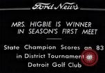 Image Golfeuses Higbie McGiverin Livingstone Hanley et Booth Detroit Michigan USA, 1934, de la seconde 25 séquences d'archives historiques vidéo 65675038944