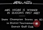 Image Golfeuses Higbie McGiverin Livingstone Hanley et Booth Detroit Michigan USA, 1934, de la seconde 31 séquences d'archives historiques vidéo 65675038944