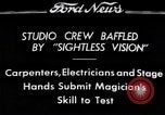 Image magicien Dr Harlan Tarbell démontre " eyeless vision" Detroit Michigan USA, 1934, de la seconde 1 séquences d'archives historiques vidéo 65675038946
