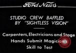 Image magicien Dr Harlan Tarbell démontre " eyeless vision" Detroit Michigan USA, 1934, de la seconde 4 séquences d'archives historiques vidéo 65675038946