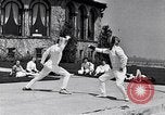 Image of Fencing Detroit Michigan USA, 1934, second 48 stock footage video 65675038947
