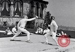 Image of Fencing Detroit Michigan USA, 1934, second 49 stock footage video 65675038947