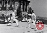 Image of Fencing Detroit Michigan USA, 1934, second 50 stock footage video 65675038947