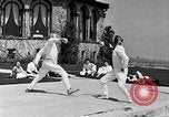 Image of Fencing Detroit Michigan USA, 1934, second 51 stock footage video 65675038947