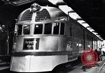 Image of Burlington Zephyr Train Detroit Michigan USA, 1934, second 15 stock footage video 65675038948