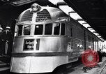 Image of Burlington Zephyr Train Detroit Michigan USA, 1934, second 19 stock footage video 65675038948