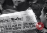 Image of unemployment relief demonstration New York City USA, 1933, second 19 stock footage video 65675038954
