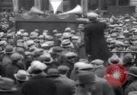 Image of unemployment relief demonstration New York City USA, 1933, second 30 stock footage video 65675038954