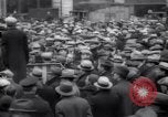 Image of unemployment relief demonstration New York City USA, 1933, second 35 stock footage video 65675038954