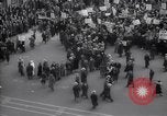 Image of unemployment relief demonstration New York City USA, 1933, second 5 stock footage video 65675038955