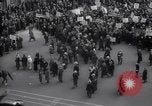 Image of unemployment relief demonstration New York City USA, 1933, second 6 stock footage video 65675038955