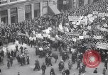 Image of unemployment relief demonstration New York City USA, 1933, second 9 stock footage video 65675038955