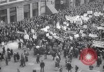Image of unemployment relief demonstration New York City USA, 1933, second 10 stock footage video 65675038955