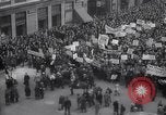 Image of unemployment relief demonstration New York City USA, 1933, second 14 stock footage video 65675038955