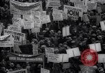 Image of unemployment relief demonstration New York City USA, 1933, second 20 stock footage video 65675038955