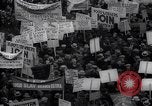 Image of unemployment relief demonstration New York City USA, 1933, second 21 stock footage video 65675038955