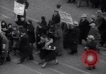 Image of unemployment relief demonstration New York City USA, 1933, second 22 stock footage video 65675038955