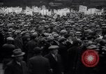 Image of unemployment relief demonstration New York City USA, 1933, second 28 stock footage video 65675038955