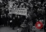 Image of unemployment relief demonstration New York City USA, 1933, second 37 stock footage video 65675038955