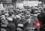 Image of unemployment relief demonstration New York City USA, 1933, second 50 stock footage video 65675038955
