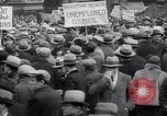 Image of unemployment relief demonstration New York City USA, 1933, second 54 stock footage video 65675038955
