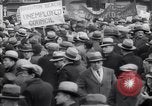 Image of unemployment relief demonstration New York City USA, 1933, second 56 stock footage video 65675038955