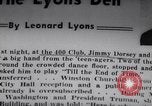 Image of Jimmy Dorsey New York United States USA, 1946, second 21 stock footage video 65675038956