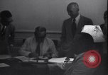 Image of Officials sign documents United States USA, 1951, second 5 stock footage video 65675038981