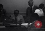 Image of Officials sign documents United States USA, 1951, second 9 stock footage video 65675038981