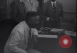 Image of Officials sign documents United States USA, 1951, second 11 stock footage video 65675038981