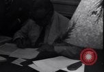 Image of Officials sign documents United States USA, 1951, second 17 stock footage video 65675038981