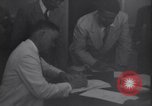 Image of Officials sign documents United States USA, 1951, second 25 stock footage video 65675038981