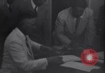 Image of Officials sign documents United States USA, 1951, second 26 stock footage video 65675038981
